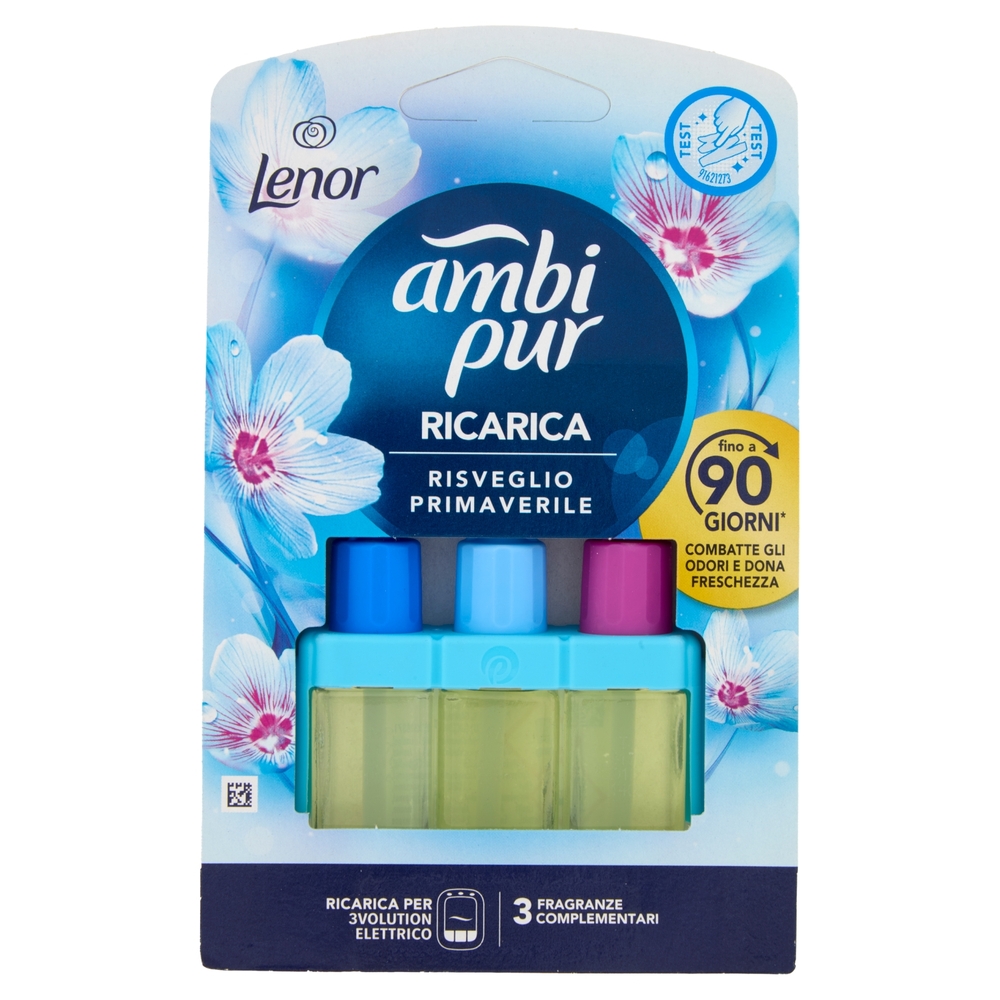 Ambi Pur Profumatore per Ambienti Elettrico Ricarica 3Volution, Risveglio Primaverile 20ml